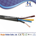 Security rubber twin parallel flexible cable